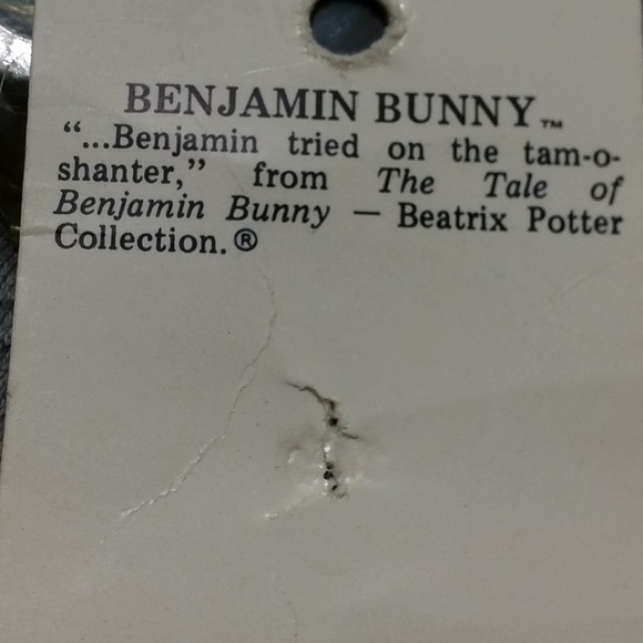 Vintage Benjamin Bunny Button - Picture 4 of 5